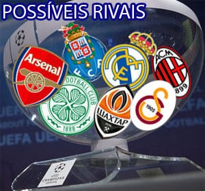 Bayern pode pegar Arsenal, Porto, Celtic, Real, Shakthar, Galatasaray ou Milan