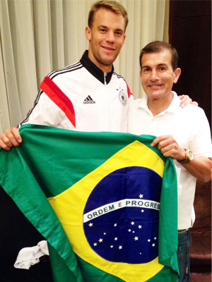 Elliot Paes Manuel Neuer Alemanha Brasil Elliot Paes Manuel Neuer Alemanha Brasil