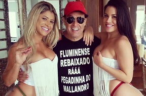 Sérgio Mallandro, personagem que simboliza o pensamento de muitos torcedores do Fluminense