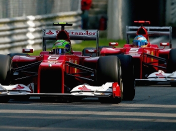 Felipe Massa não largava na frente de Alonso desde outubro do ano passado