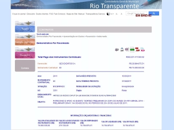 Contrato para o sorteio preliminar da Copa do Mundo de 2014: dinheiro para o evento da Fifa Contrato para o sorteio preliminar da Copa do Mundo de 2014: dinheiro para o evento da Fifa