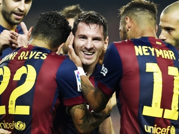 Messi Comemora Gol Barcelona Eibar Campeonato Espanhol 18/10/2014 Messi Comemora Gol Barcelona Eibar Campeonato Espanhol 18/10/2014