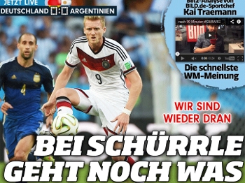 Estamos voltando de novo. Em Schurrle ainda há algo Estamos voltando de novo. Em Schurrle ainda há algo