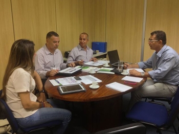 Reunião na CBF sobre a estrutura do futebol feminino Reunião na CBF sobre a estrutura do futebol feminino