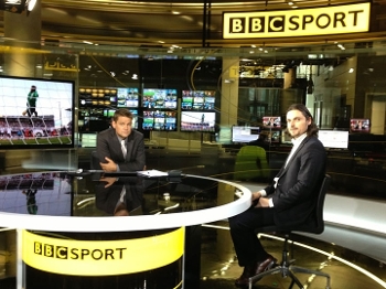 Lutz Pfannenstiel na BBC Lutz Pfannenstiel na BBC