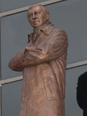 United inaugurou estátua de mais de dois metros de Alex Ferguson United inaugurou estátua de mais de dois metros de Alex Ferguson