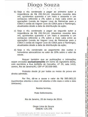Palmeiras espera citação judicial Palmeiras espera citação judicial