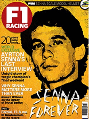 Capa da revista F1 Racing de maio