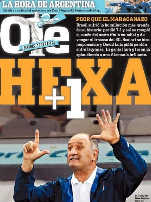 O Olé não perdoou: Hexa + 1