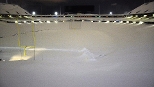 Fotos mostram como a neve invadiu e tomou o estádio do Buffalo Bills