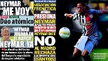 'Neymarmania' nos jornais espanhois: boatos, mentiras e verdades sobre a saída do craque do Santos