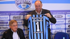 Luiz Felipe Scolari Felipão Apresentação Grêmio 30/07/2014