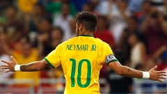 Neymar Comemora Gol Brasil Japão Amistoso 14/10/2014