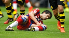 Javi Martínez Lesão Joelho Bayern de Munique Borussia Dortmund Supercopa da Alemanha 13/08/2014