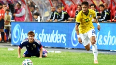 Neymar Brasil Japão Amistoso 14/10/2014