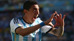 Ángel Di María marcou o gol da classificação argentina no final da prorrogação