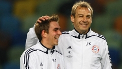 Jurgen Klinsmann Philipp Lahm Treino Bayern de Munique Champions League 24/02/2009