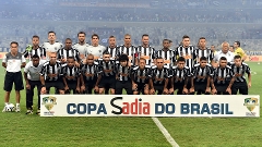 Atlético-MG posa para a foto oficial antes da decisão