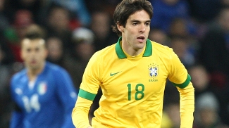 Kaká entrou no segundo tempo no lugar de Oscar