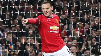 Wayne Rooney foi o grande nome do confronto Wayne Rooney foi o grande nome do confronto