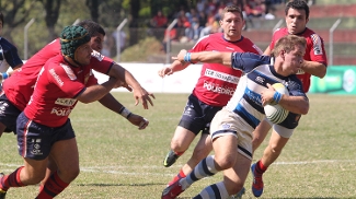 Alemão fez dois tries na partida, ambos no segundo tempo Alemão fez dois tries na partida, ambos no segundo tempo