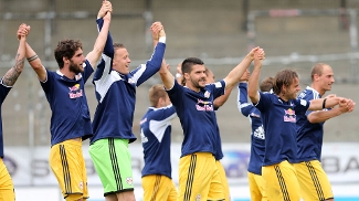 RB Leipzig subiu para a segunda divisão nesta temporada RB Leipzig subiu para a segunda divisão nesta temporada