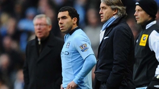 Tevez e Mancini tiveram uma desavença no City