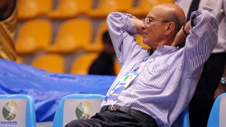 Ary Vidalm, ex-técnico da seleção brasileira, no Jogo das Estrelas da NBB