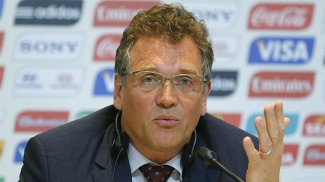 Jérôme Valcke, secretário-geral da Fifa, em coletiva de imprensa no Rio de Janeiro