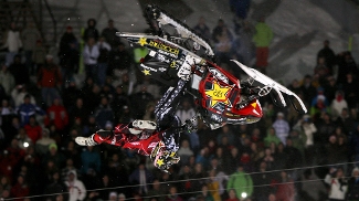 Caleb e Colten saltando juntos nos X Games 2011 Caleb e Colten saltando juntos nos X Games 2011
