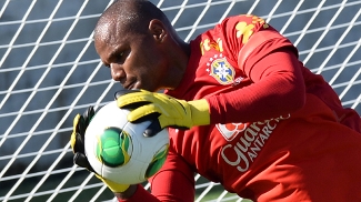 Jefferson atualmente é reserva na seleção brasileira Jefferson atualmente é reserva na seleção brasileira