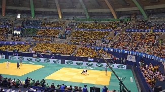 Maracanãzinho encheu para as finais à tarde, com a presença de jovens de escolas do Rio de Janeiro