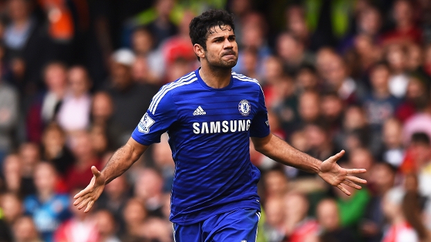 Um gol por jogo, recorde histórico e premiações: assim é Diego Costa com a camisa do Chelsea Um gol por jogo, recorde histórico e premiações: assim é Diego Costa com a camisa do Chelsea