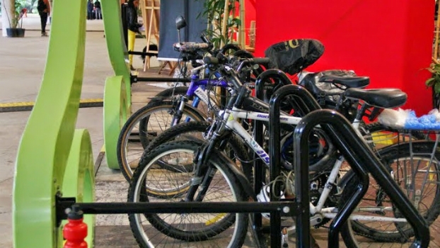 Bikes estacionadas no Viva a Mata 2014. Bikes estacionadas no Viva a Mata 2014.
