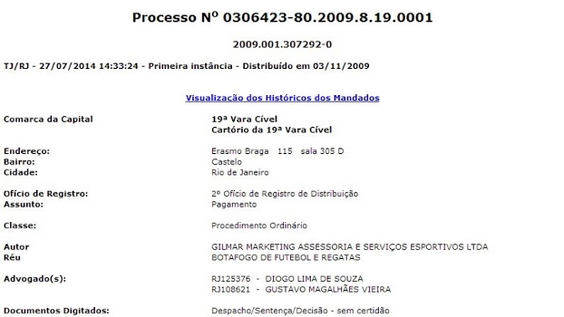 Botafogo está com 100% das contas bloqueadas por conta de dívidas Botafogo está com 100% das contas bloqueadas por conta de dívidas