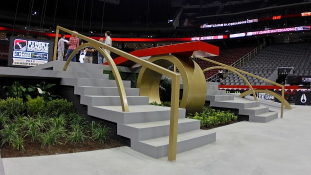 Detalhe da Pista da final da Street League
