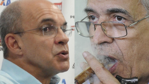 Eduardo Bandeira de Mello x Eurico Miranda: posturas distintas de Fla e Vasco Eduardo Bandeira de Mello x Eurico Miranda: posturas distintas de Fla e Vasco