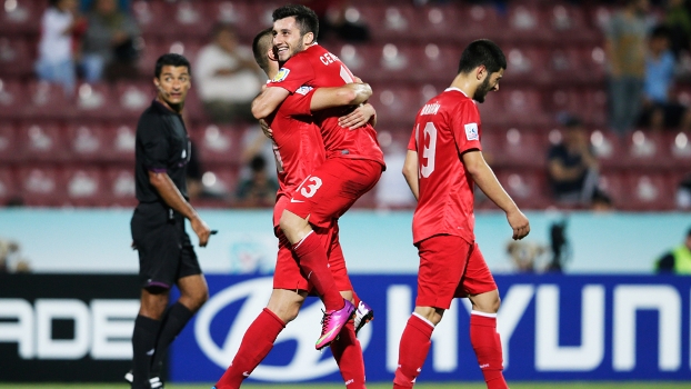 Salih Uçan comemora o primeiro gol da Turquia no Mundial Sub 20