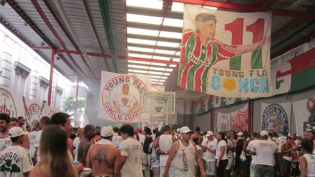 Fluminense Torcida Young Flu Festa Sede do Clube Laranjeiras Fluminense Torcida Young Flu Festa Sede do Clube Laranjeiras