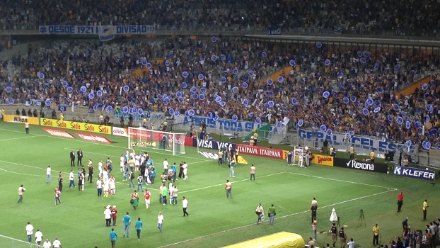 Cruzeiro Comemora Tetra Campeonato Brasileiro Torcida Mineirão 27/11/2014 Cruzeiro Comemora Tetra Campeonato Brasileiro Torcida Mineirão 27/11/2014