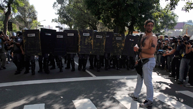 Protesto em São Paulo tomou conta da manhã