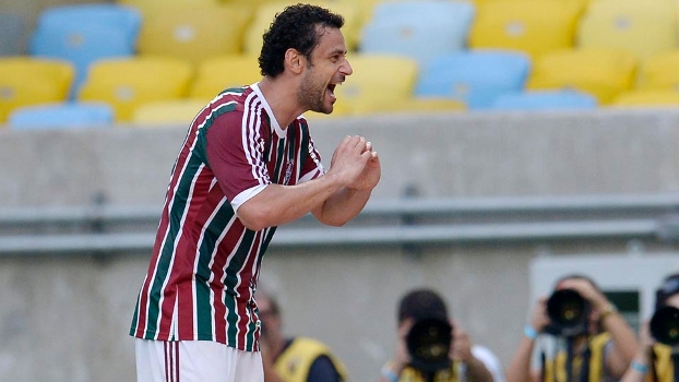 Fred fez o gol da vitória do Fluminense neste sábado Fred fez o gol da vitória do Fluminense neste sábado