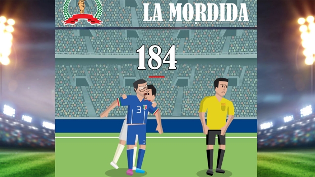 Mordida de Suárez em Chiellini virou até jogo na internet Mordida de Suárez em Chiellini virou até jogo na internet