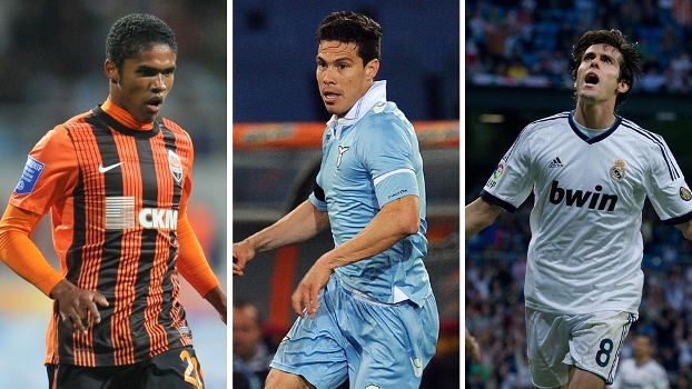 Douglas Costa, Hernanes ou Kaká, qual foi o melhor brasileiro do futebol internacional na última semana? Vote! Douglas Costa, Hernanes ou Kaká, qual foi o melhor brasileiro do futebol internacional na última semana? Vote!