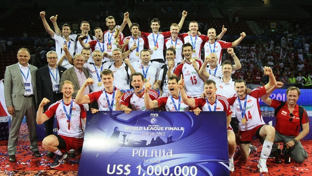 Polônia comemora título inédito da Liga Mundial Polônia comemora título inédito da Liga Mundial