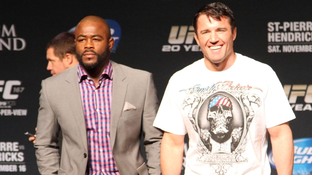 Rashad Evans e Chael Sonnen se enfrentarão neste sábado no UFC 167 Rashad Evans e Chael Sonnen se enfrentarão neste sábado no UFC 167