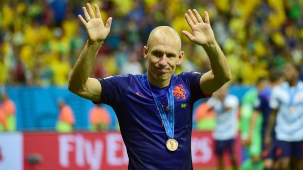 Robben foi um dos principais jogadores da Holanda na Copa do Mundo Robben foi um dos principais jogadores da Holanda na Copa do Mundo