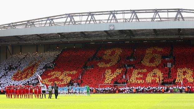 Liverpool Homenagem 25 Anos Hillsborough Manchester City Inglês 13/04/2014
