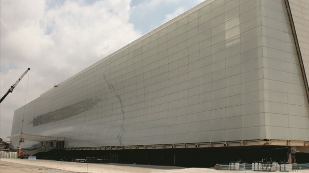 Na Arena Corinthians, remoção do guindaste acidentado é concluída