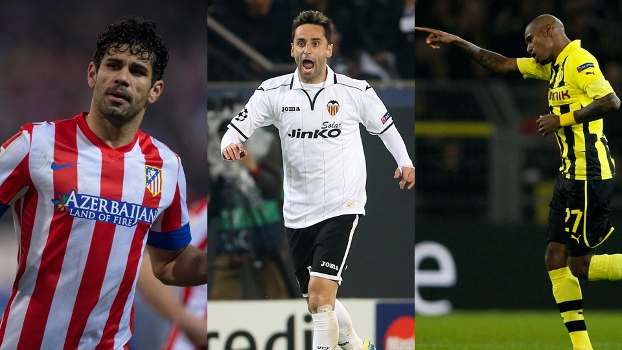 Diego Costa, Jonas e Felipe Santana: escolha o melhor brasileiro da última semana Diego Costa, Jonas e Felipe Santana: escolha o melhor brasileiro da última semana
